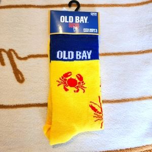 Old Bay Crew Socks. NWT.
